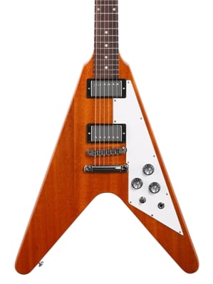 Gibson Flying V Antique Natural with Case Body View